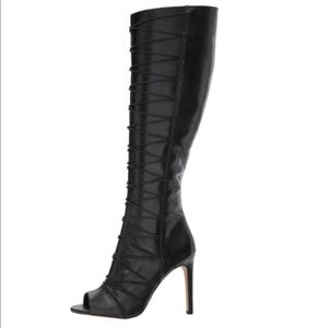 Vince Camuto Kendra Knee High Peep Toe Boot